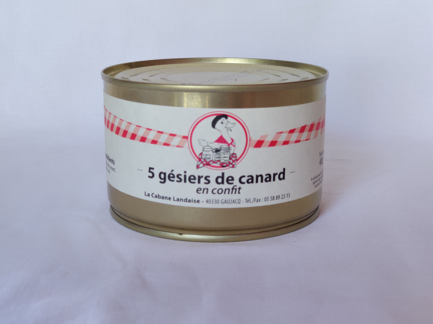 Gésiers de canard en confit