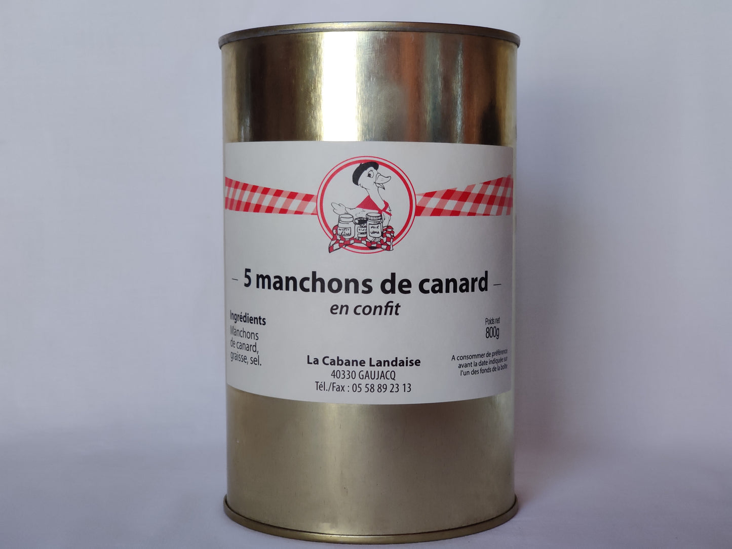 Manchons de canard confit