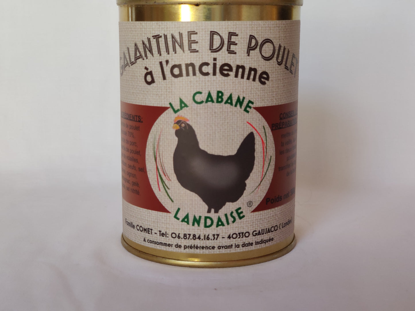 Galantine de poulet à l'ancienne