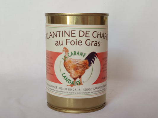 Galantine de chapon au foie gras
