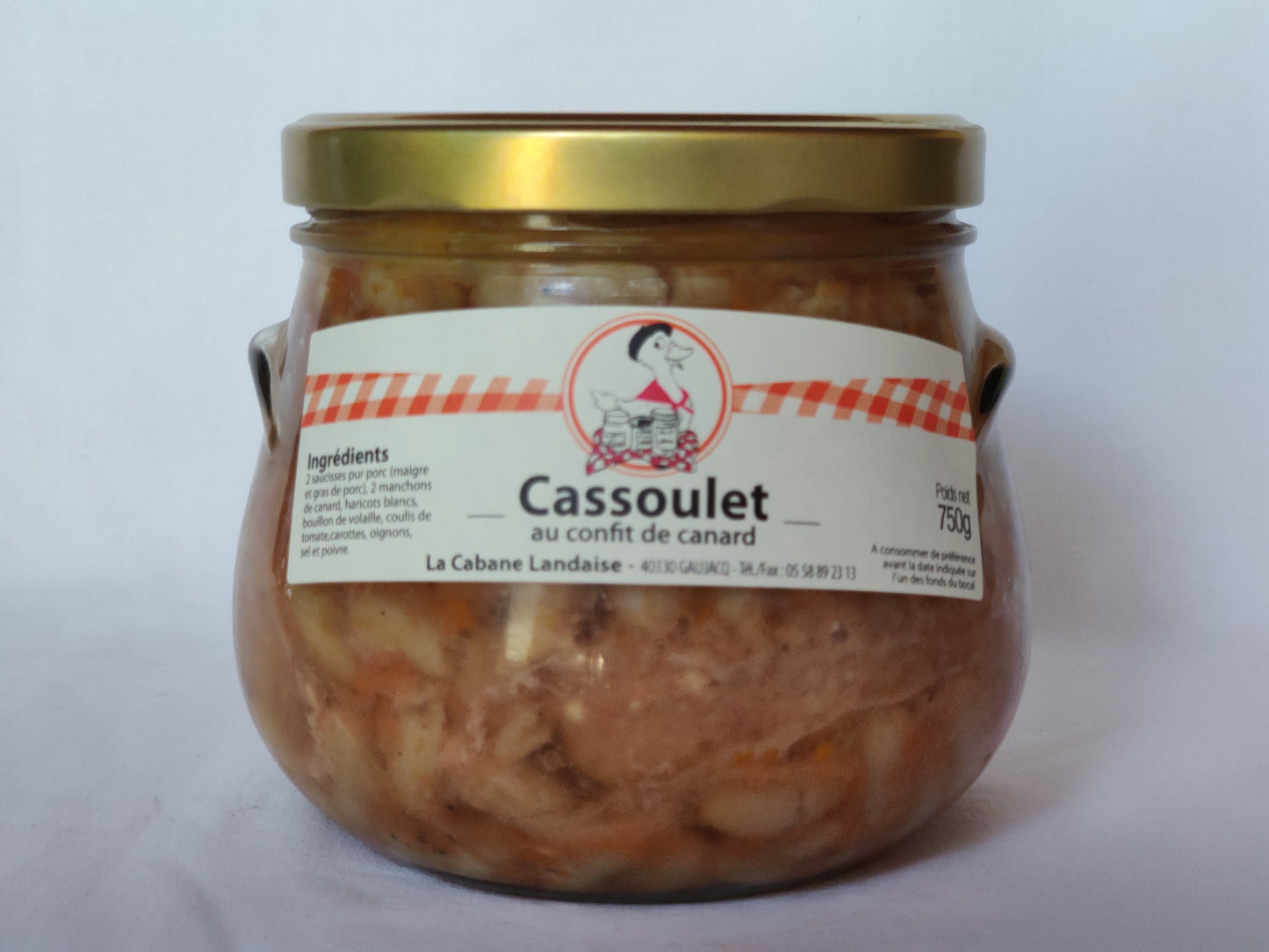 Cassoulet aux manchons de canard et saucisses