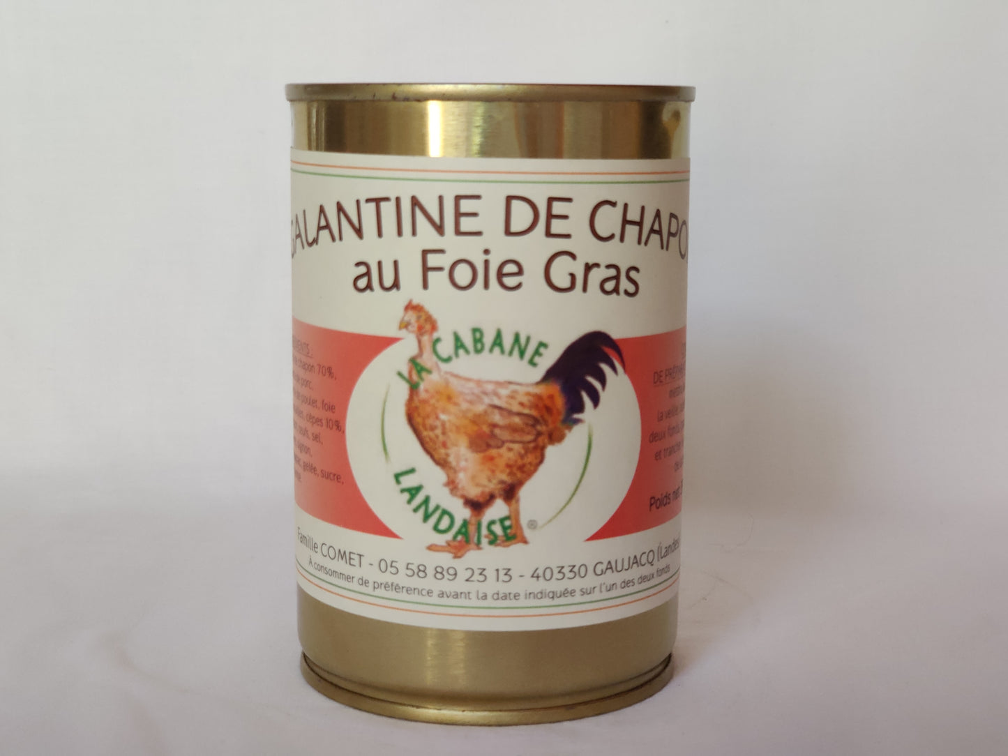 Galantine de chapon au foie gras