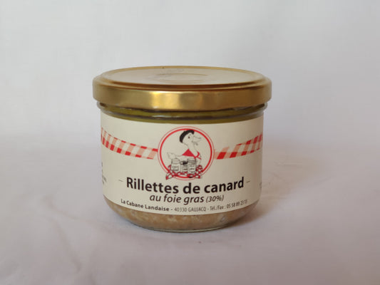 Rillettes de canard au foie gras (Foie gras 30%)