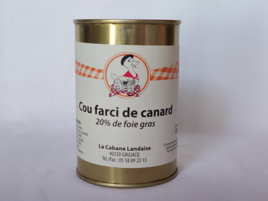 Cou farci 20% de foie gras
